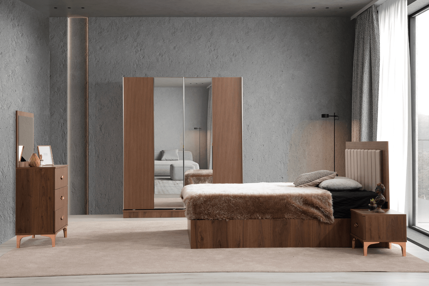 Offre spécial Chambre à coucher Carla