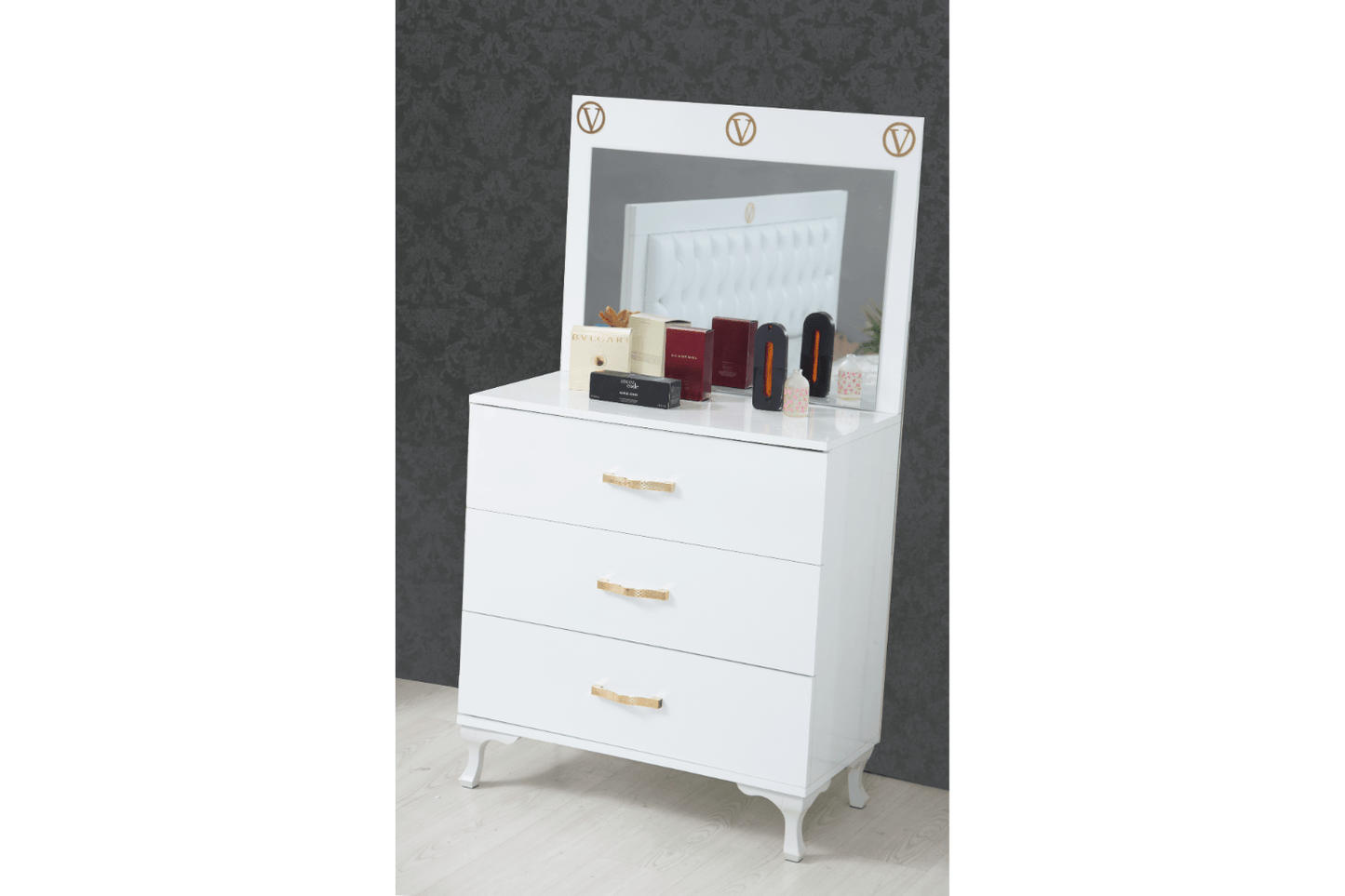 Chambre à coucher NewVersace (blanc)