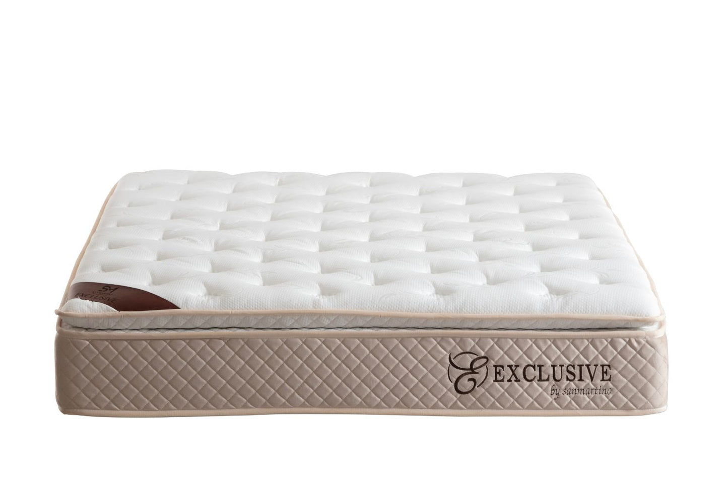Matelas EXCLUSIF 32 cm d'Épaisseur Ressorts Beige - avec surmatelas Intégré