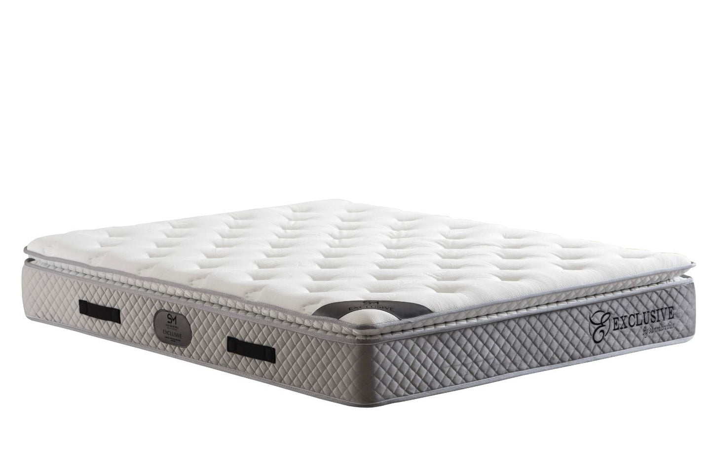 Matelas EXCLUSIF 32 cm d'Épaisseur Ressorts Gris - avec surmatelas Intégré