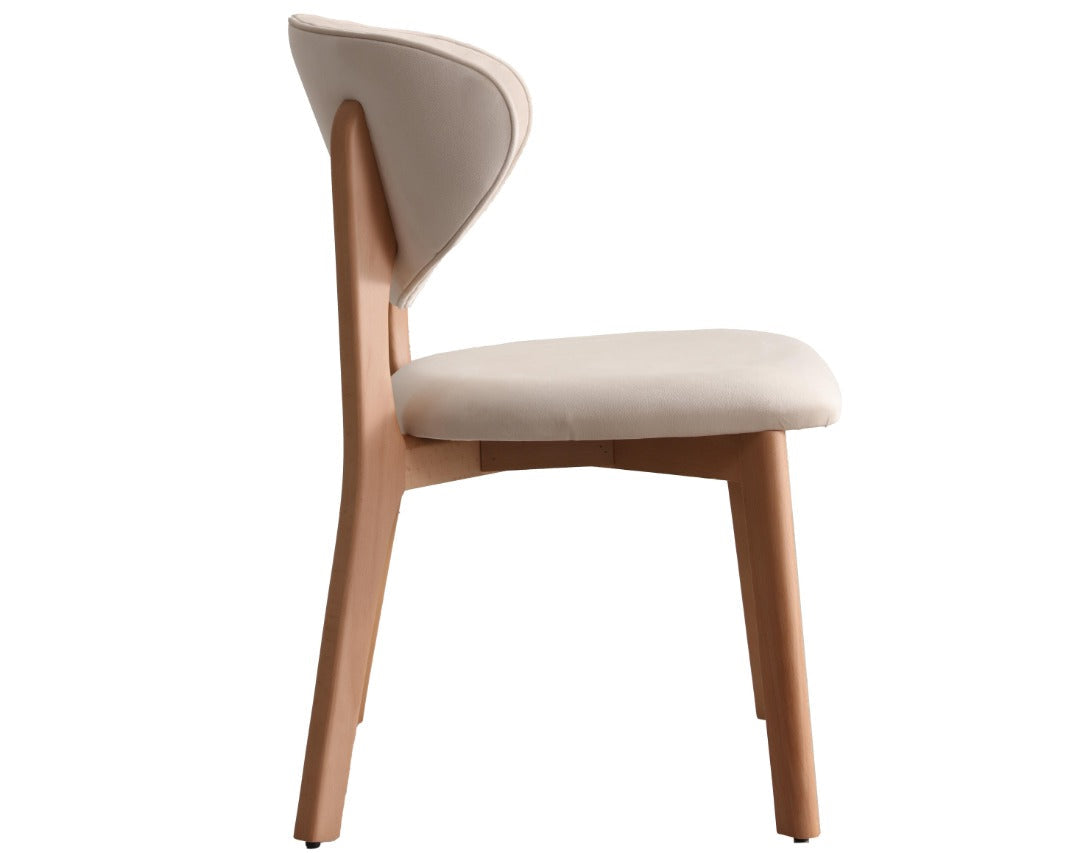 Chaise STAR velours beige
