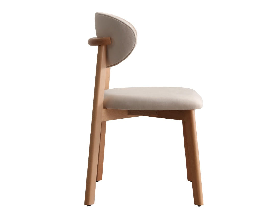Chaise ASYA velours beige