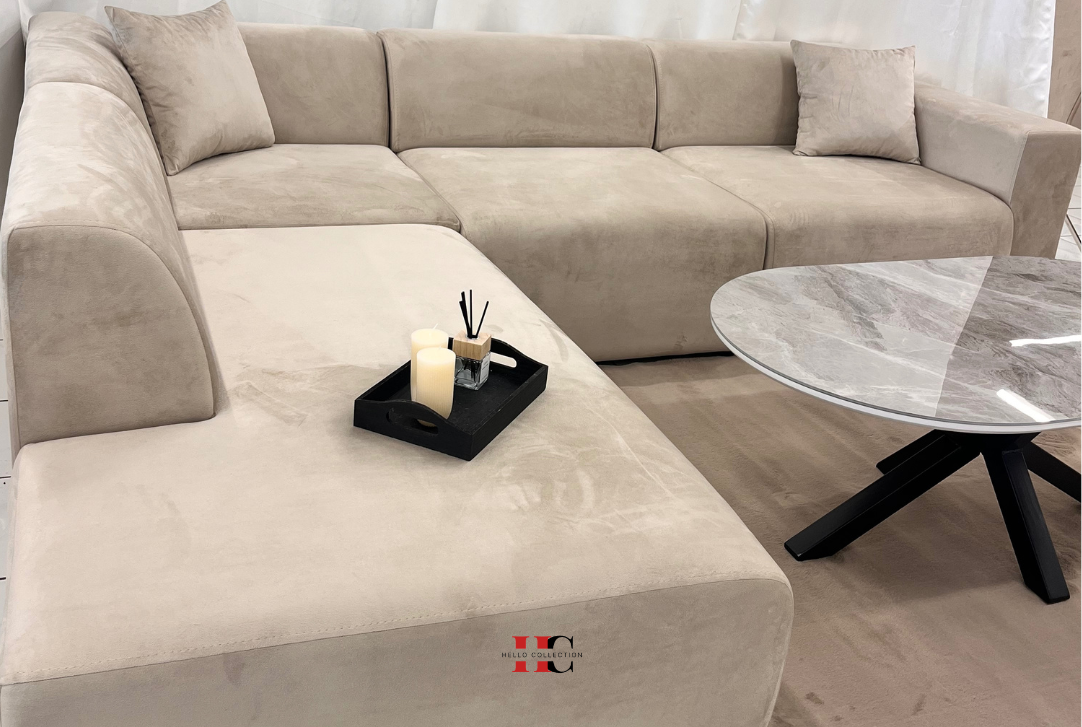 Canapé d'Angle MERIEM (Velours)