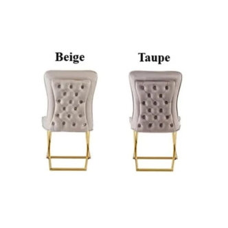 Chaise GABRIELLE (Pied gold)