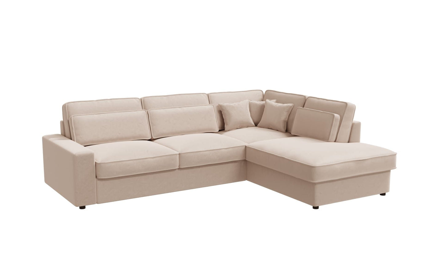 Canapé D'angle LEXUS Velours Beige