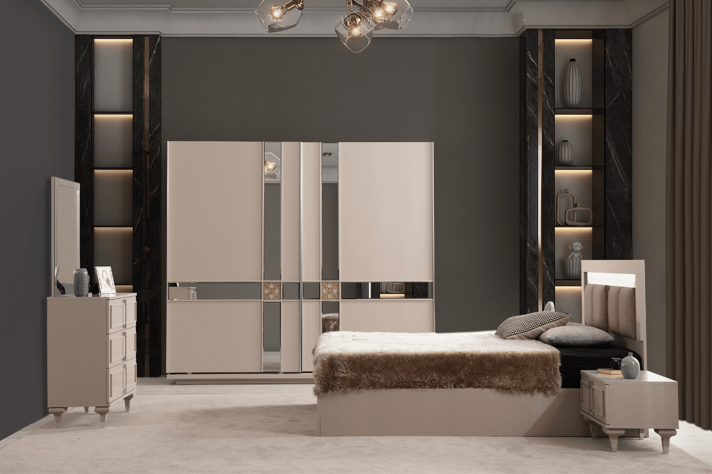 Chambre à coucher Rustique