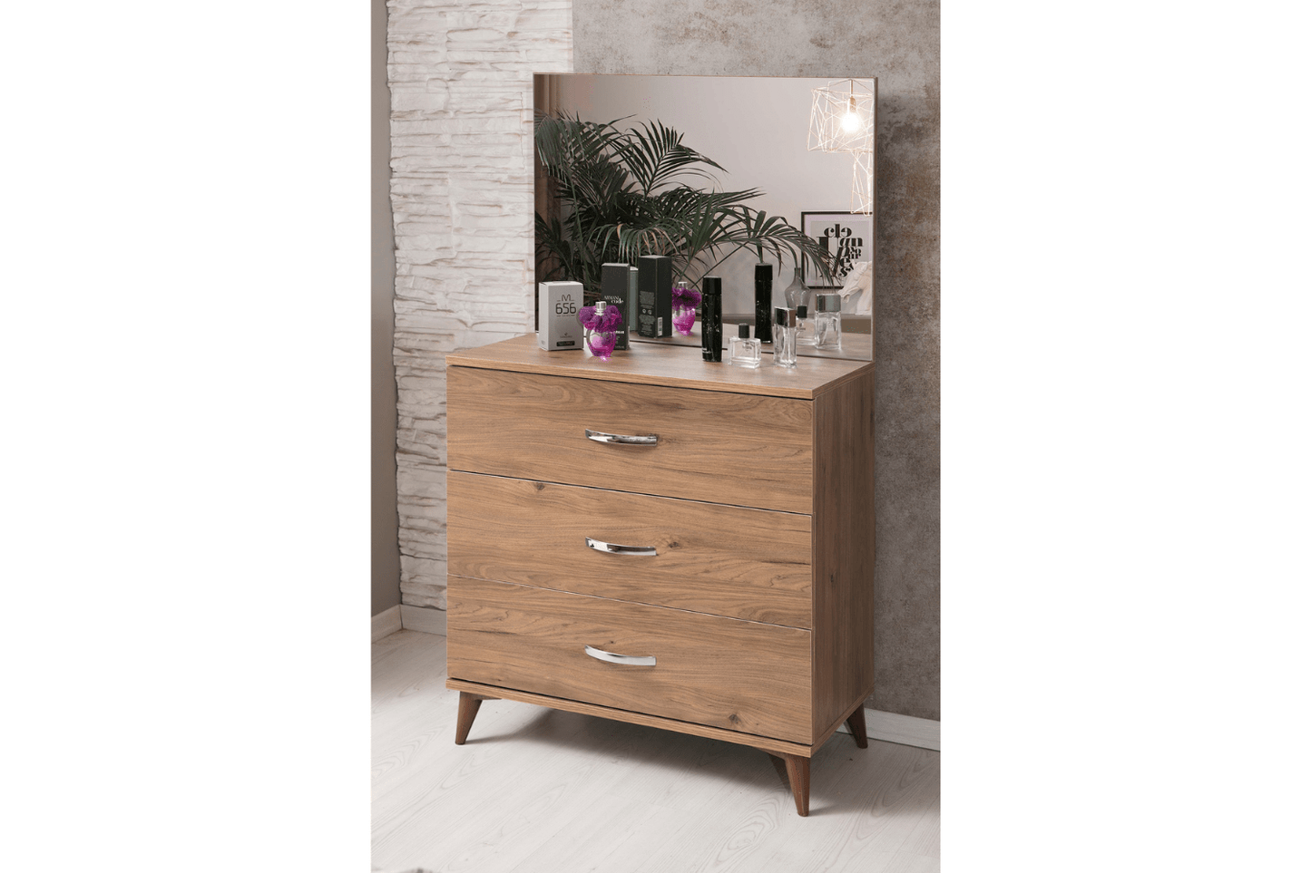 Chambre à coucher GIZEM  ( Sommier + matelas compris)