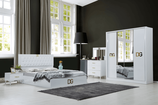 Chambre à coucher DG (blanc)