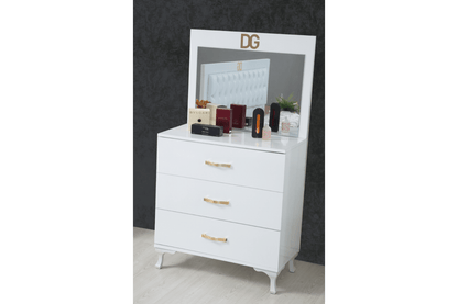 Chambre à coucher DG (blanc)