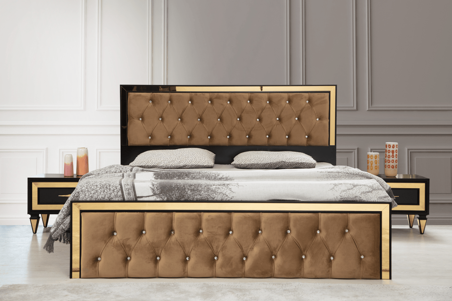 Chambre à coucher Princesse (noir)