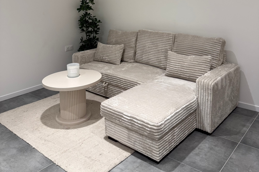 Canapé d'Angle MINALO Réversible (coffre & convertible)