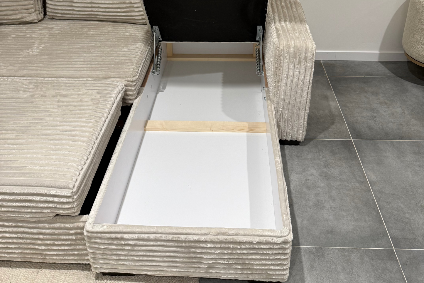 Canapé d'Angle MINALO Réversible (coffre & convertible)