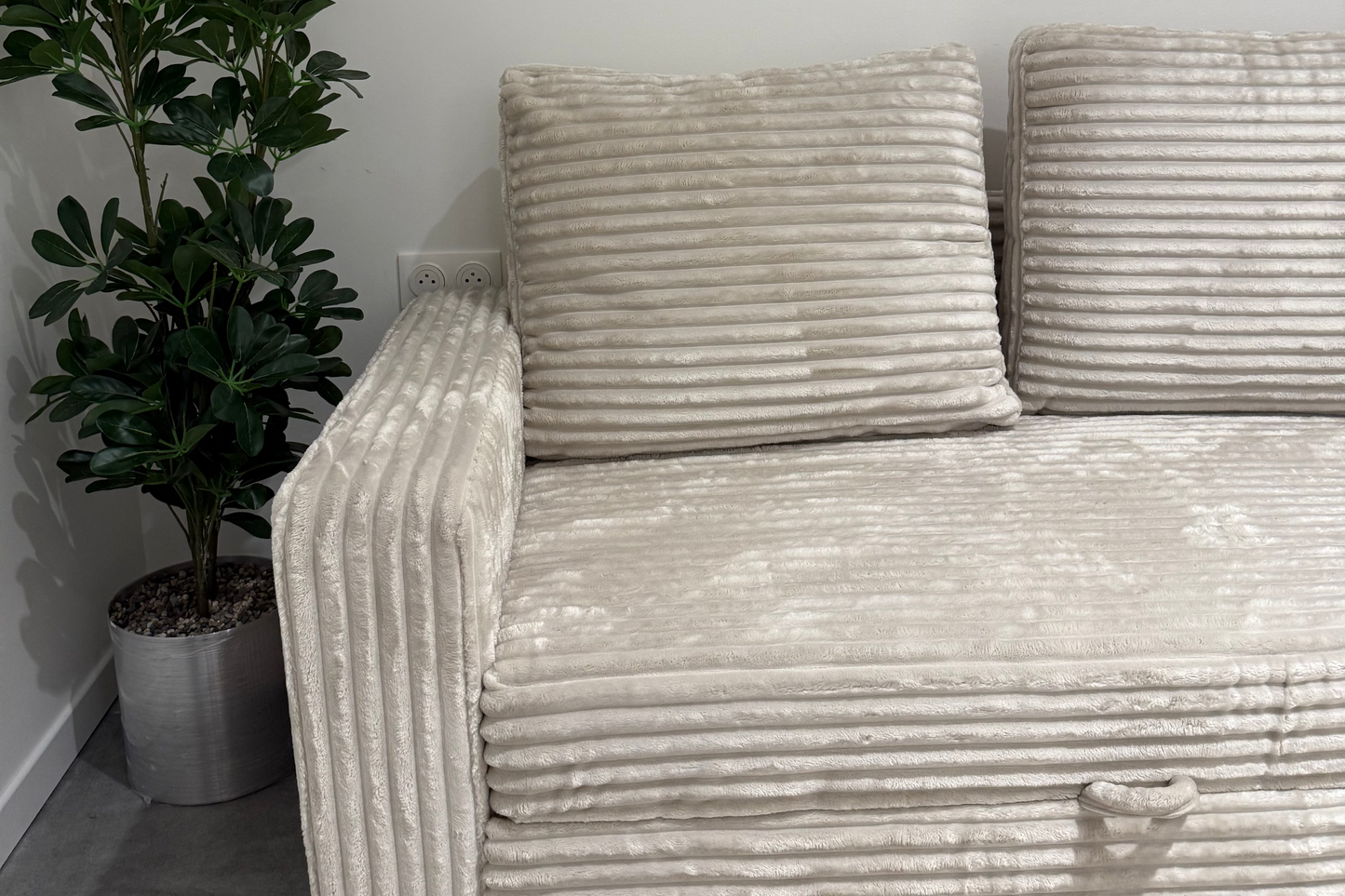 Canapé d'Angle MINALO Réversible (coffre & convertible)