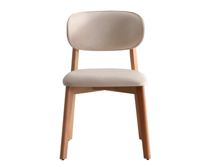 Chaise ASYA velours beige