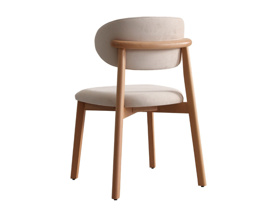 Chaise ASYA velours beige