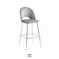 Chaise de bar Amelia (Pied chrome)