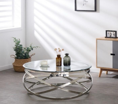 Table basse Milo (Chrome)